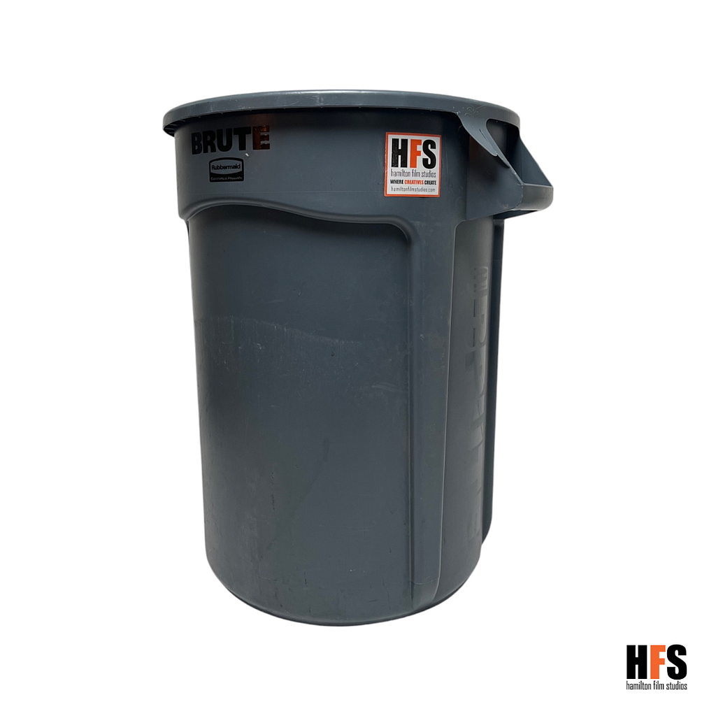 Trash / Garbage Can - 32 Gallon, Gray